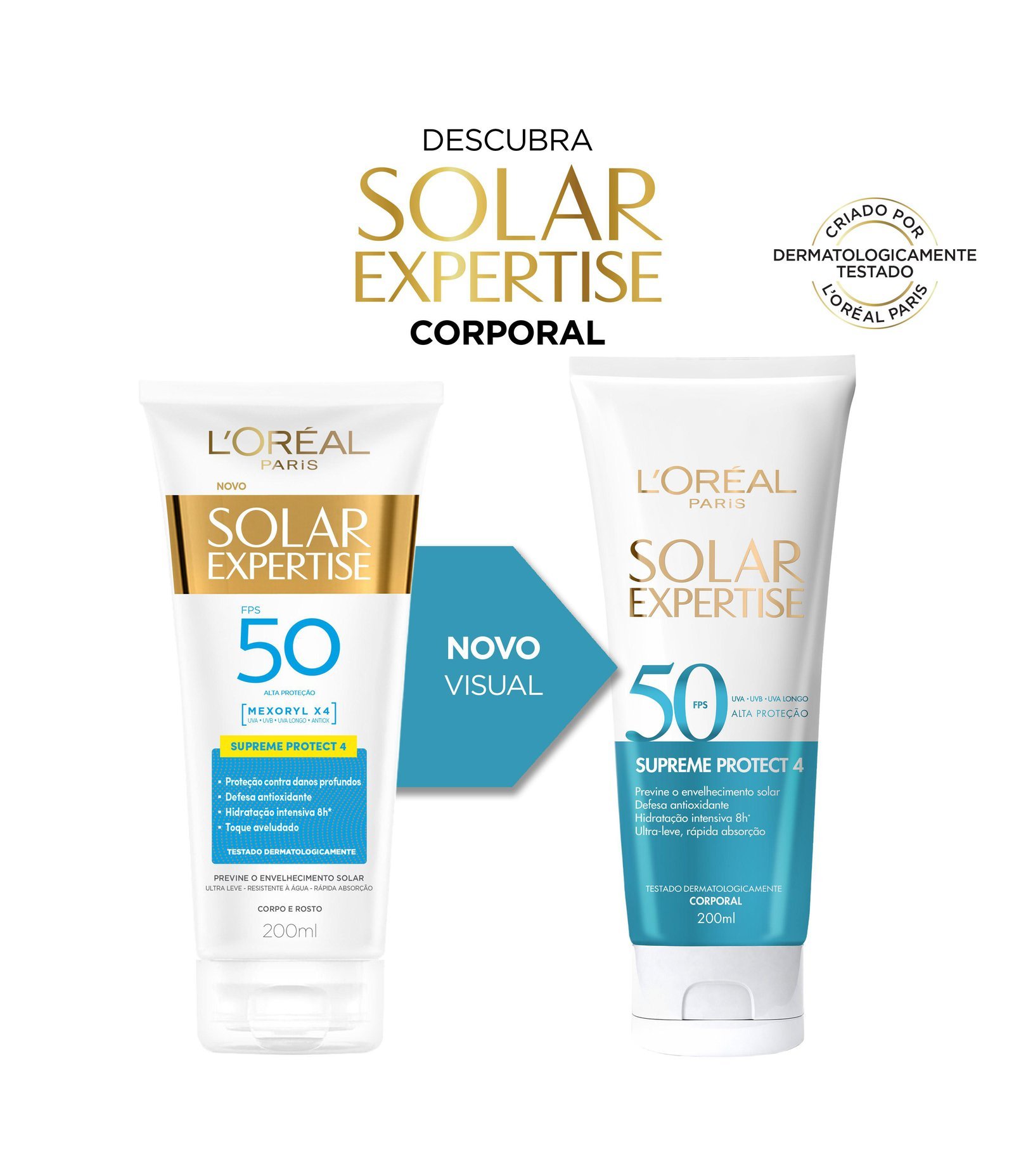 Protetor Corporal L'Oréal Paris Solar Expertise Supreme Protect 4 FPS 50 200ml 3