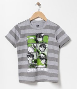 Camiseta Infantil com Estampa Regular Show - Tam 6 a 14 