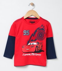 Camiseta Infantil com Estampa Carros - Tam 1 a 4 