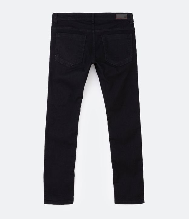 Calça Skinny Jeans com Bolsos Preto 7