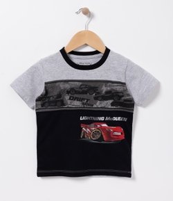 Camiseta Infantil com Estampa Carros - Tam 1 a 4 