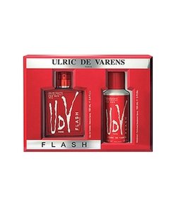 Kit Ulric de Varens  Flash Eau de Toillete 100ml + Desodorante 150ml Masculino - Ulric De Varens