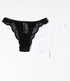 Imagem miniatura do produto Kit 02 Bombachas Bikini con Encaje Negro/Blanco 2