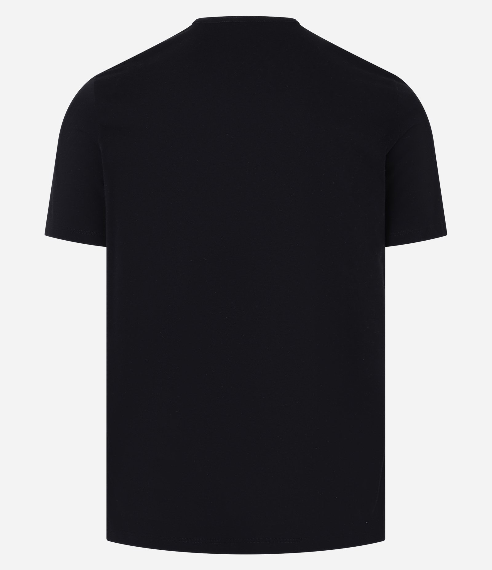 Camiseta Slim Básica em Algodão Peruano com Gola Redonda Preto 5
