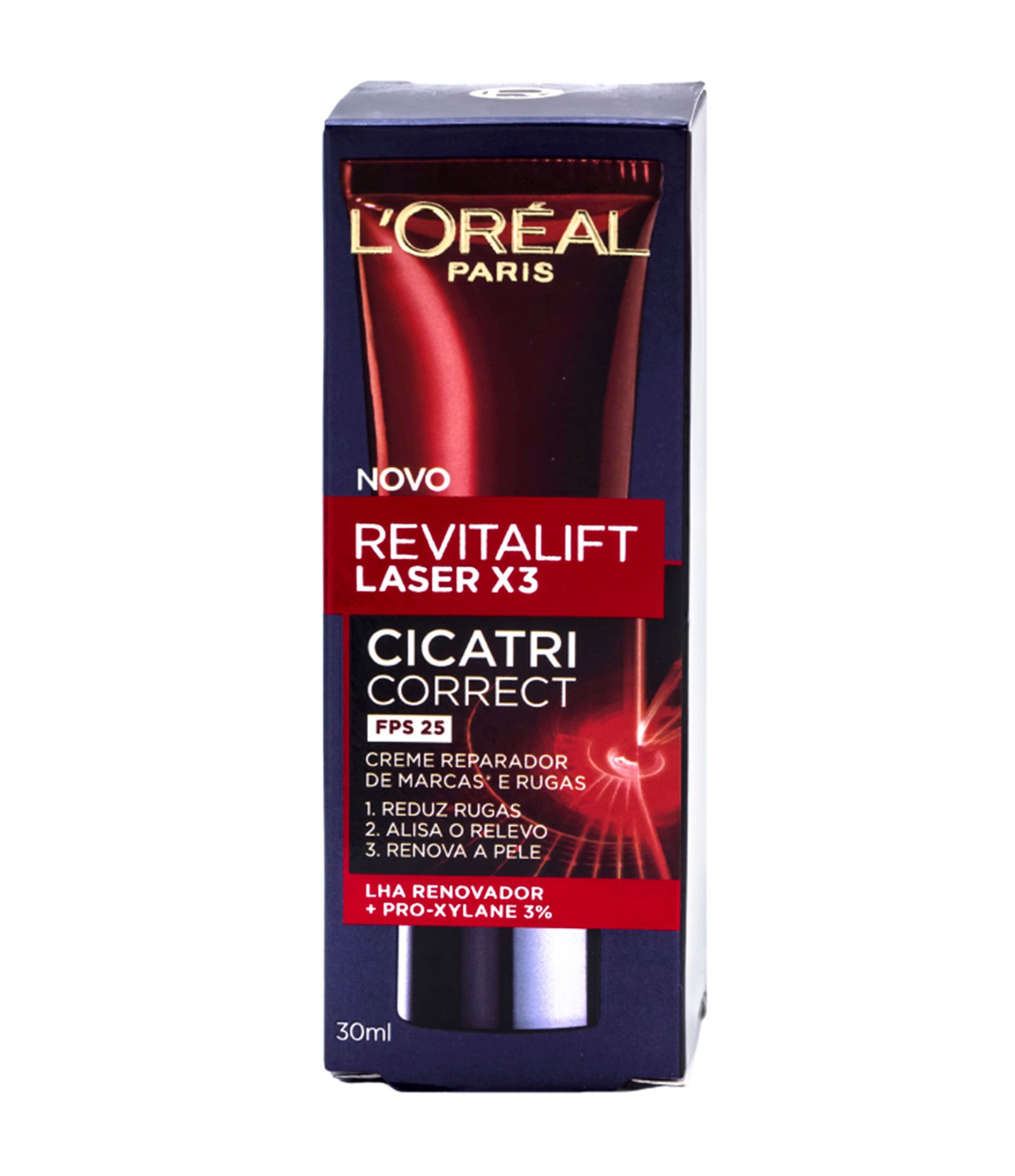 Creme Facial Anti-idade L'Oréal Paris Revitalift Laser X3 Cicatri Correct FPS 25 30ml 3
