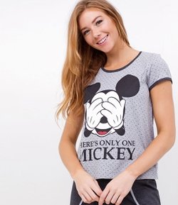 Pijama com Estampa Mickey