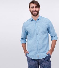 Camisa Lisa em Linho