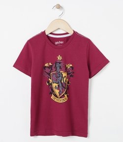 Camiseta Infantil com Estampa Harry Potter - Tam 4 a 14 