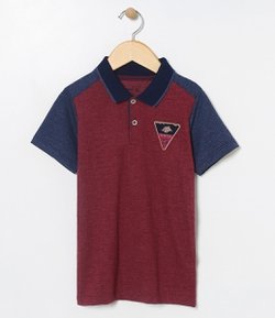 Camiseta Infantil Polo em Piquet - Tam 6 a 14 