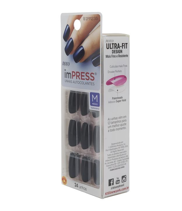 Unhas Autocolantes Kiss All Fired Up 2