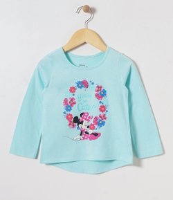 Blusa Infantil com Estampa Minnie Mouse - Tam 1 a 4