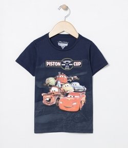 Camiseta Infantil com Estampa Carros - Tam 1 a 4