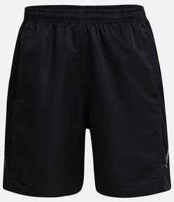 Bermuda Esportiva com Cós Elástico e Detalhes Laterais