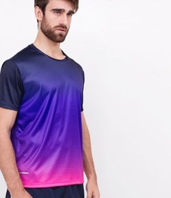 Camiseta Esportiva Degradê