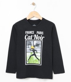 Camiseta Infantil com Estampa Cat Noir Ladybug - Tam 4 a 10  
