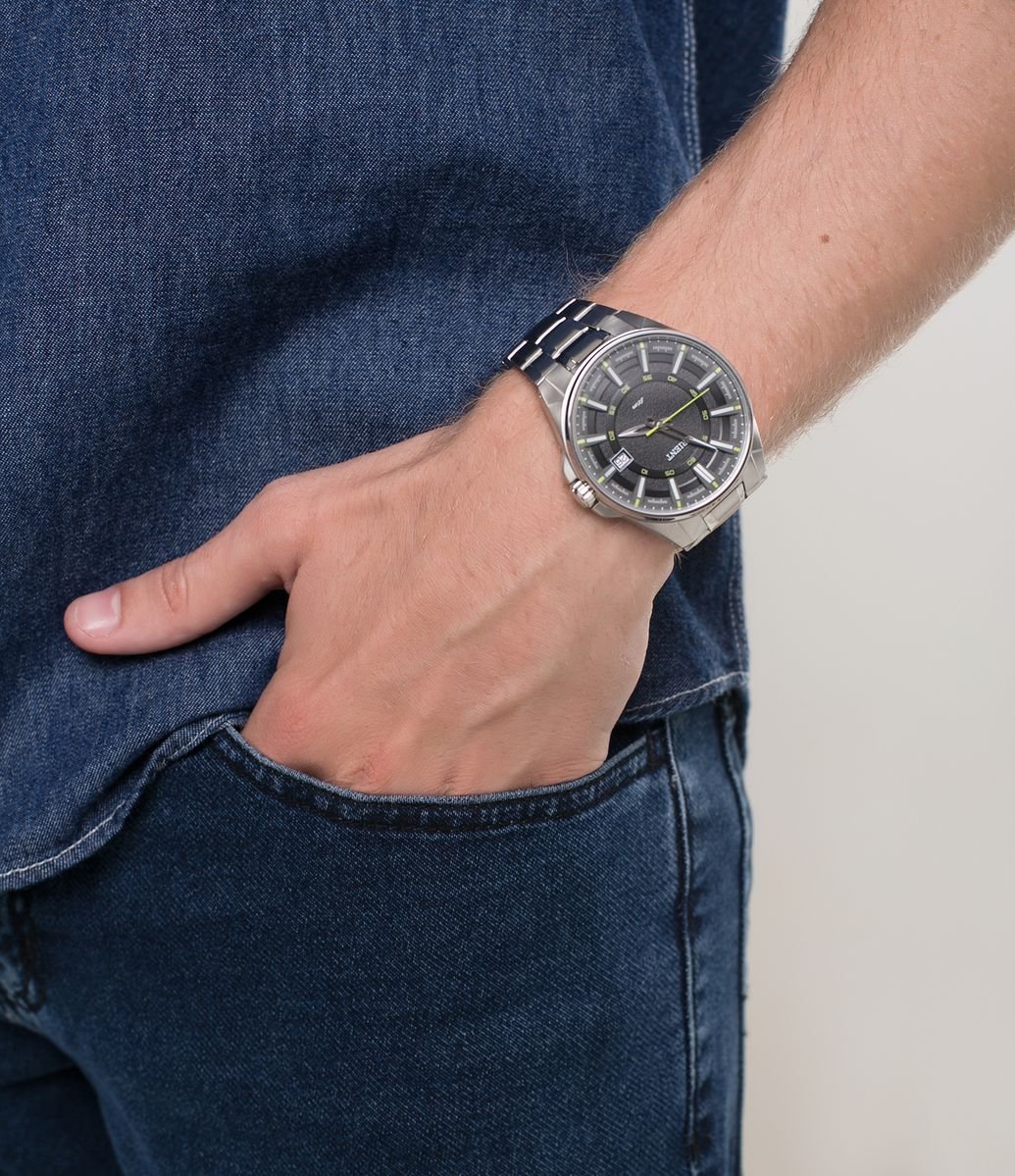 Relógio Masculino Orient MBSS1313 Analógico 5ATM Prata