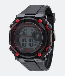 Kit Relógio Masculino Mormaii MOY1538 K8V Digital 10ATM + Passador de Parafina