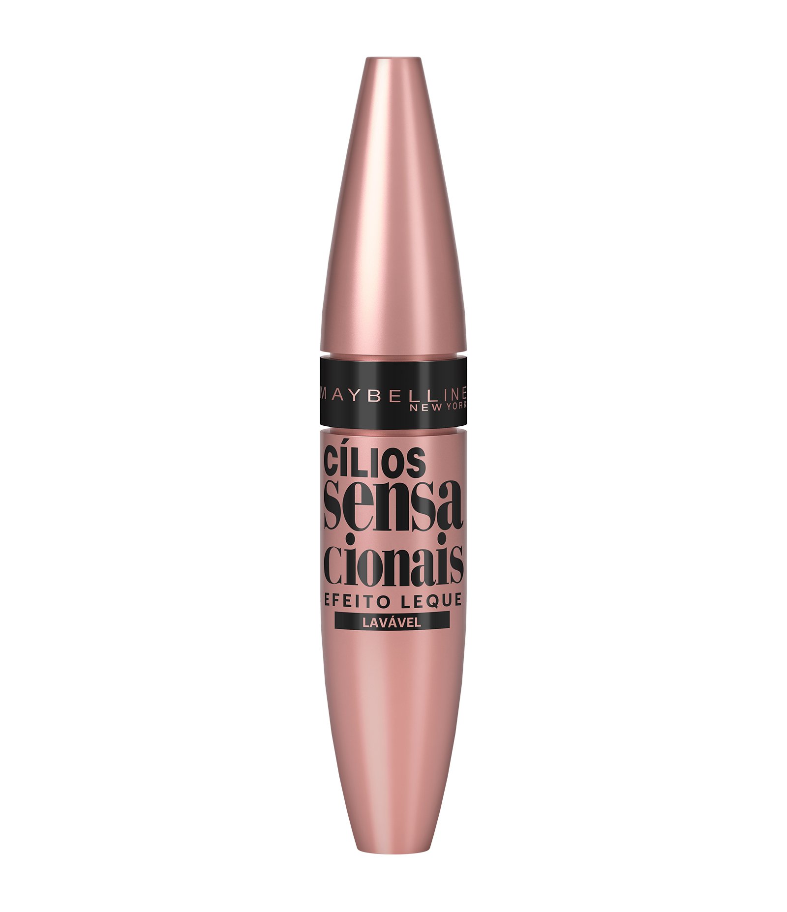 Máscara de Cílios Maybelline Sensacionais Efeito Leque Lavável Preto 1