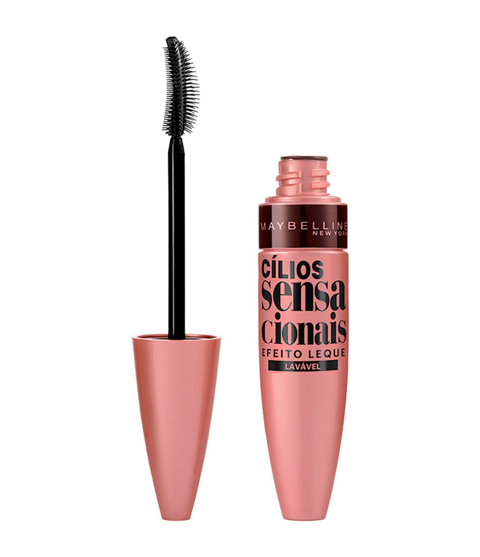 Máscara de Cílios Maybelline Sensacionais Efeito Leque Lavável Preto 2