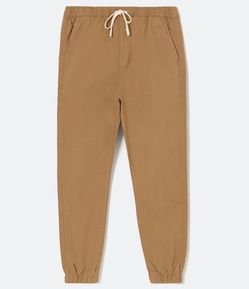 Calça Jogger em Sarja