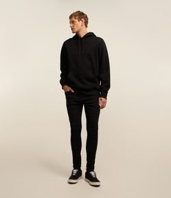 Calça Jeans Super Skinny com Cós Fixo