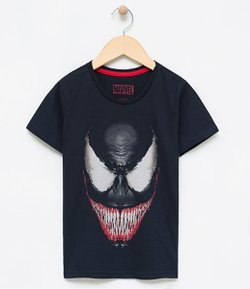 Camiseta Infantil com Estampa Venom - Tam 4 a 14