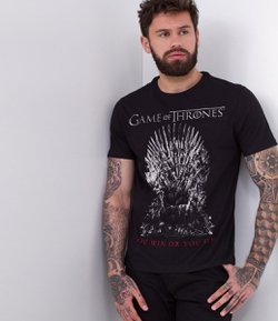 Camiseta com Estampa Game Of Thrones
