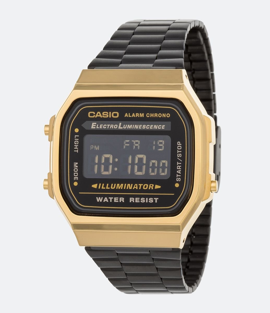 Relógio Casio Vintage Digital Unissex Grafite A168WEMB-1BDF-SC - Lojas  Tesouro