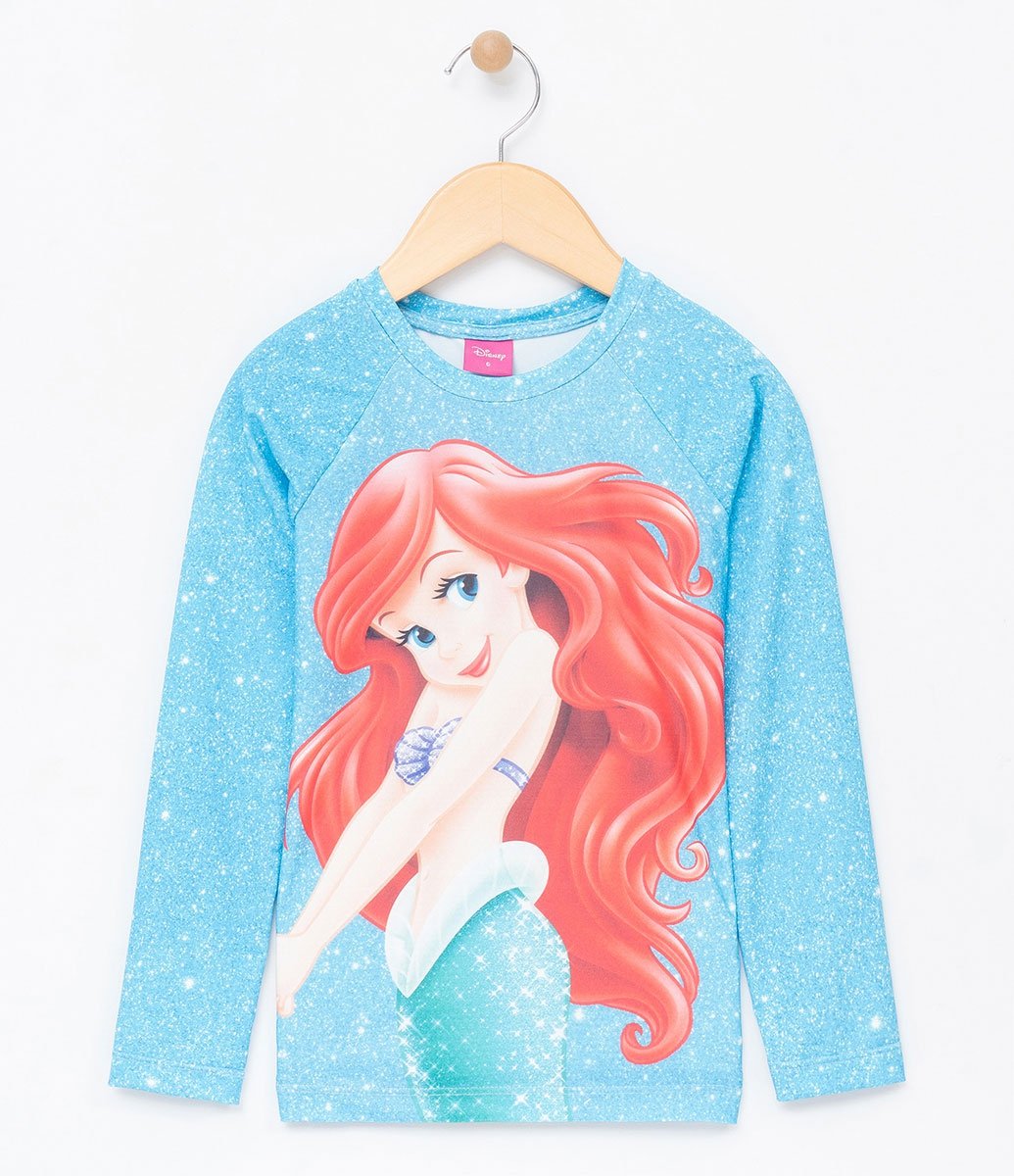 blusa infantil ariel