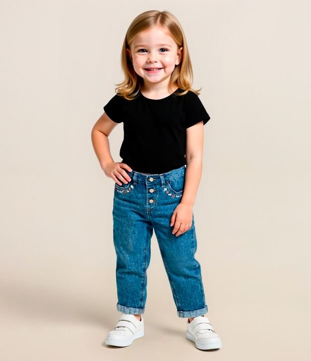 Blusa Infantil Básica - Tam 1 a 5 anos