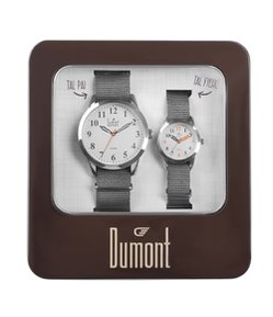 Kit Relógio Masculino Dumont DU2035LVS 4C Analógico 5 ATM + Relógio Infantil