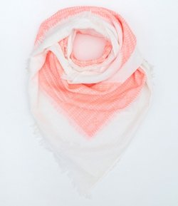 Lenço com Estampa Neon 