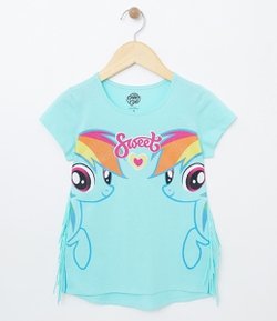 Blusa Infantil com Estampa My Little Pony - Tam 4 a 10