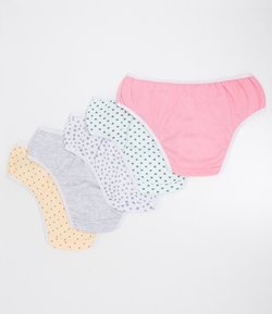 Kit 5x1 Calcinha Infantil Estrelas - Tam 2 a 14 - Renner