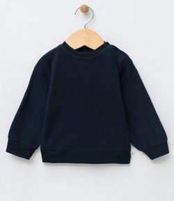 Blusão Infantil Fleece Básico - Tam 0 a 18 meses