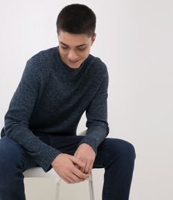 Blusão Listrado em Tricô