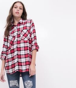 Camisa Xadrez Tartan em Flanela