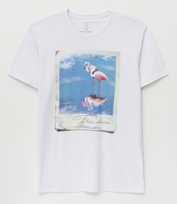 camisa flamingo renner