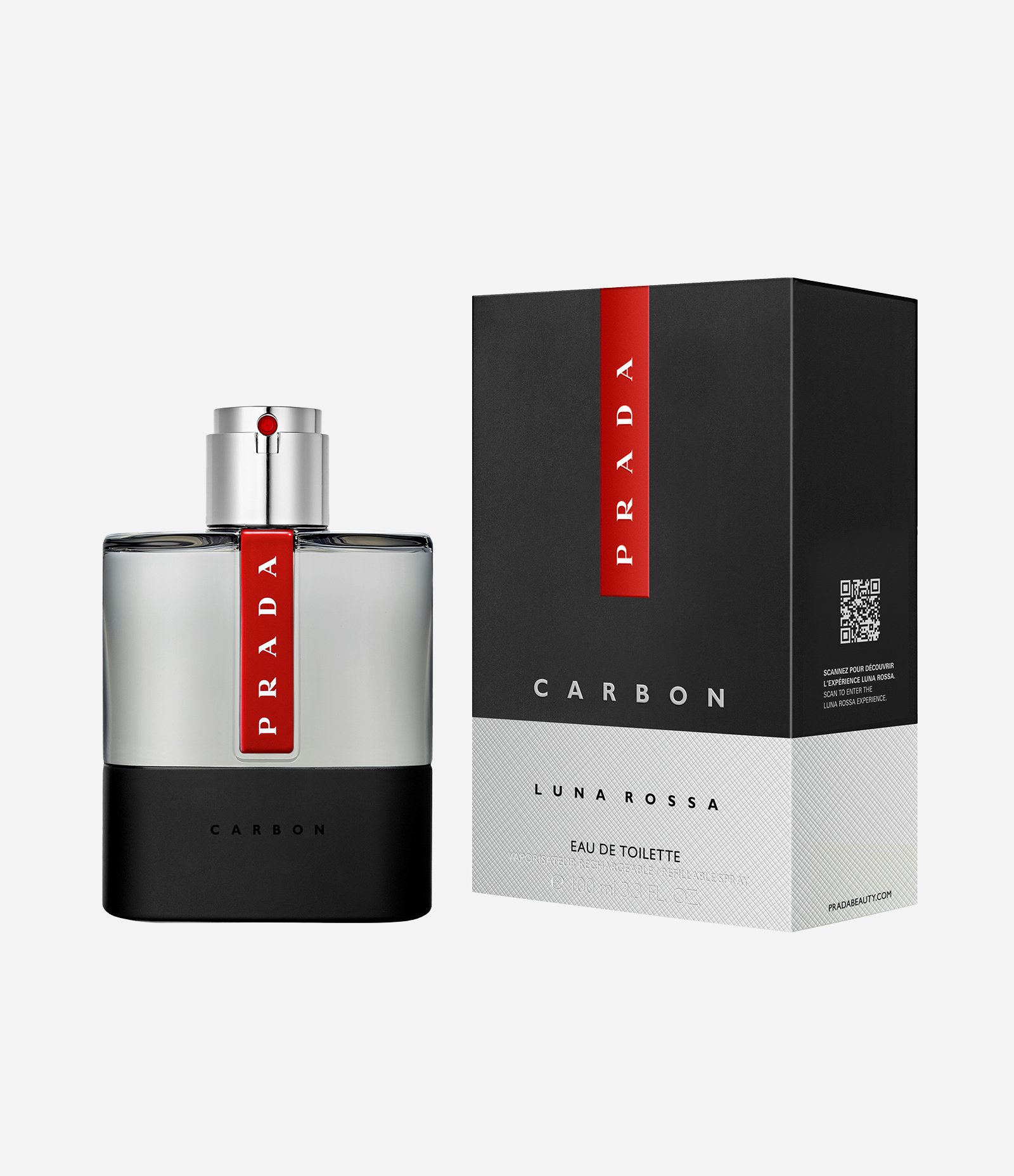 Perfume Prada Luna Rossa Carbon Masculino Eau de Toilette-Prada 100ml