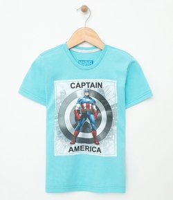 Camiseta Infantil com Estampa Avengers - Tam 4 a 14 