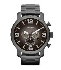 Relógio Fossil Masculino Nate Grafite - JR1437/4PN