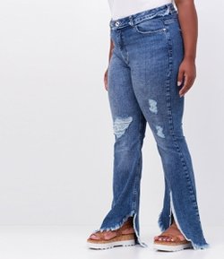 Calça Jeans Flare Curve & Plus Size