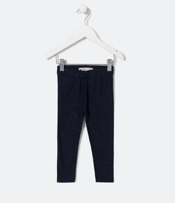 Calça Legging Infantil com Glitter - Tam 1 a 5 anos