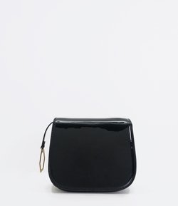 Bolsa Transversal em Verniz