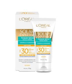 Protetor Solar Facial L'Oréal Expertise Toque Seco Antiacne FPS 30 