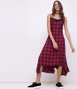 Vestido Midi Xadrez