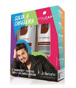 Kit Solta a Cabeleira Vitalcap SOS Mandioca Shampoo + Condicionador
