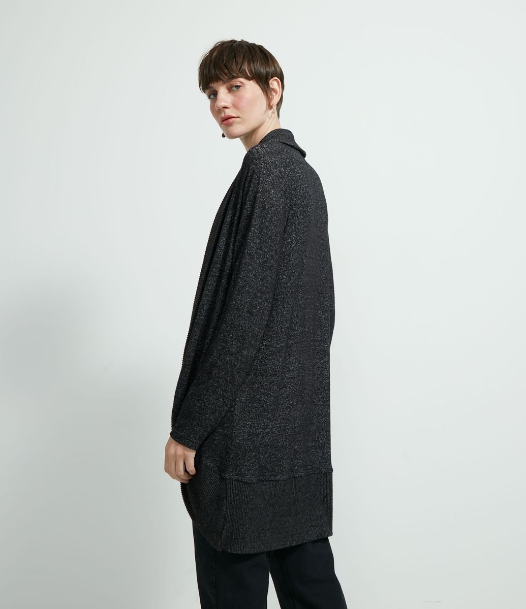 cardigan preto feminino renner