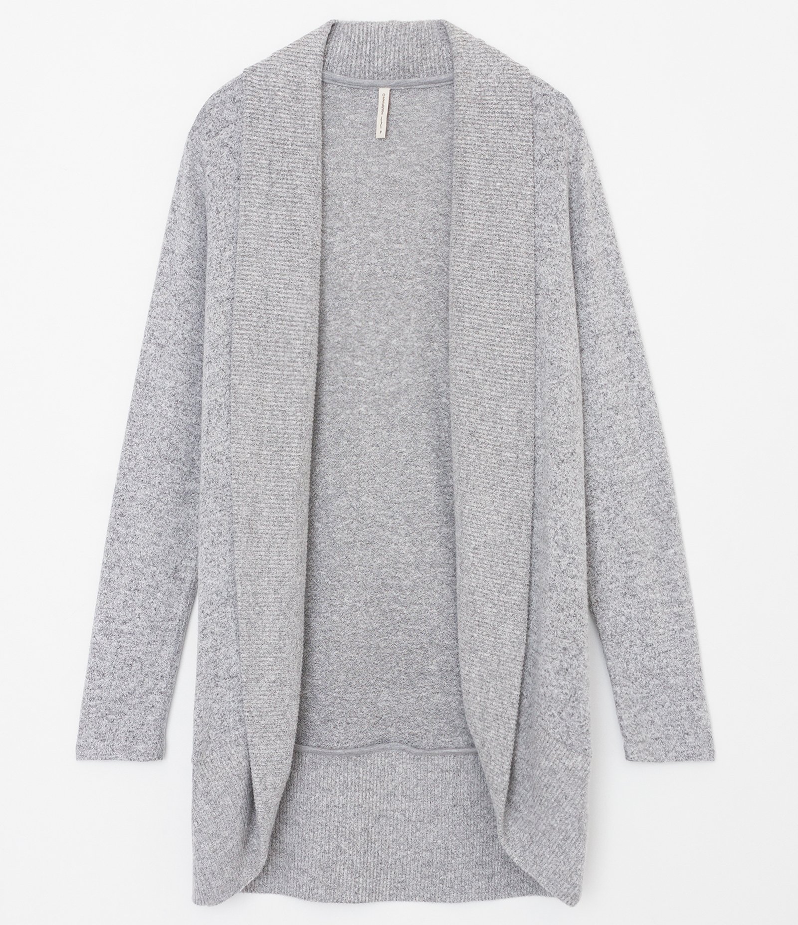 Cardigan Básico em Viscose Cinza 1