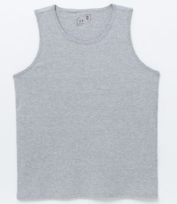 Regata de Pijama em Algodão com Gola em U